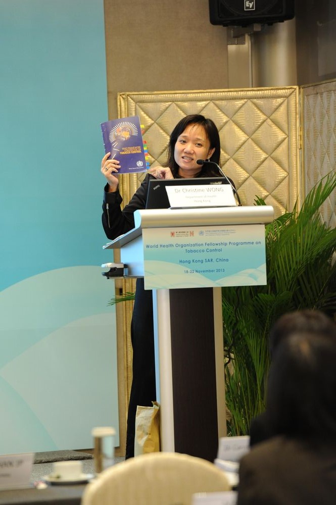 Presentation by Dr Christine Wong