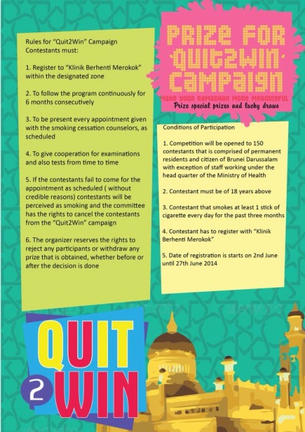 Quit2Win Campaign 2014